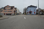 Vom Isnyplatz dorfauswärts soll die Kantonsstrasse ab Juni saniert werden. (Bild: Zita Meienhofer)