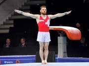 Benjamin Gischard holte für das dezimierte Schweizer Team in Stettin die Kohlen aus dem Feuer; eine EM-Medaille blieb dem Berner aber verwehrt (Bild: KEYSTONE/EPA PAP/MARCIN BIELECKI)