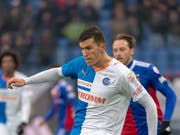 Verteidiger Nathan steht den Grasshoppers mehrere Wochen nicht zur Verfügung (Bild: KEYSTONE/GEORGIOS KEFALAS)