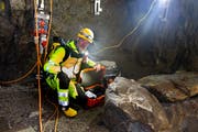 Marian Hertrich, Leiter des ETH-Labors im Bedretto-Stollen. Bild: Gerhard Lob