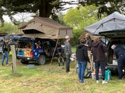Der Campingplatz auf der île de Noirmoutier am zweiten Abend. (Bild: Christian Hildebrand