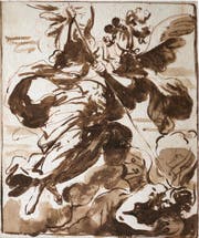 Luca Giordano: «Der Hl. Erzengel Michael vertreibt die ungehorsamen Engel». (Bild: Sammelleihgabe Attilio Gadola)