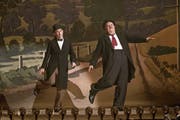 Der Brite Steve Coogan (links) und der Amerikaner John C. Reilly (eben in «The Sisters Brothers» im Kino) als britisch-amerikanisches Komikerduo Laurel und Hardy, bei uns besser bekannt als Dick und Doof.Bild: AP Sony Pictures Classics