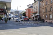 Auf diesem Abschnitt der Signalstrasse herrscht bald Einbahnregime. (Bild: Martin Rechsteiner)