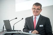 Stadler-Patron Peter Spuhler hat Vorkehrungen getroffen, um das Aktienkapital im Bedarfsfall ruck, zuck erhöhen zu können. (Bild: Andrea Stalder (Bussnang, 19. März 2019)).