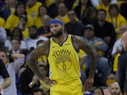 DeMarcus Cousins muss das Feld aufgrund seiner Verletzung früh verlassen (Bild: KEYSTONE/AP/JEFF CHIU)