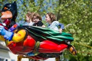 Auch Jahrmärkte beflügeln die Wünsche der Kleinen. (Bild: Coralie Wenger)