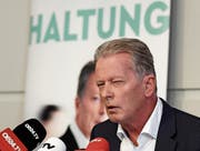 Reinhard Mitterlehner gestern in Wien. (Bild: Hans Klaus Techt/APA)