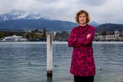 Ina Karr, die neue Intendantin des Luzerner Theaters, am Dienstag, 16. April 2019 in Luzern.
