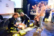 An Gesundheitstagen wie hier and er Wiga 2017 geben Fachleute aus dem Gesundheitswesen unter anderem Auskunft über Massnahmen zur Gesundheitsvorsorge und richtiges Verhalten im Notfall. (Bild: Hansruedi Rohrer)