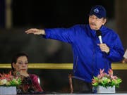 Lässt Hunderte Häftlinge frei: Nicaraguas Präsident Daniel Ortega. (Bild: KEYSTONE/AP/ALFREDO ZUNIGA)