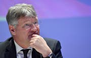AfD-Co-Chef Jörg Meuthen. (Bild: Daniel Dal Zennaro/EPA, Mailand, 8. April 2019)