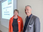 Bereichsleiterin Katrin Müller und Geschäftsführer Felix Wirth. (Bild: Kurt Lichtensteiger)