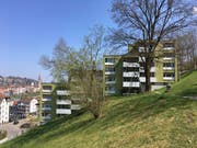 An der Ruhsitzstrasse 7-29 in St.Gallen wurde die tote Frau aufgefunden. (Bild: Michel Canonica)