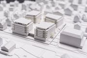 Modell der neuen Überbauung Wylpark in Hergiswil. (Bild: PD)