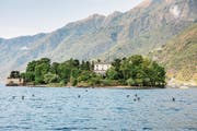 Blick auf San Pacrazio, die grössere der beiden Brissago-Inseln. (Bild: Luca Crivelli/Keystone (8. August 2018))