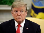 US-Präsident Donald Trump beim Treffen mit Nato-Generalsekretär Jens Stoltenberg im Weissen Haus in Washington. (AP Photo/Evan Vucci) (Bild: Keystone/AP/Evan Vucci)