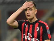 Krzysztof Piatek erzielze MIlans Tor und musste sich über vergebene Chancen ärgern (Bild: KEYSTONE/EPA ANSA/DANIEL DAL ZENNARO)