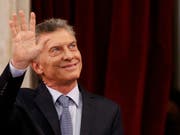Der argentinische Präsident Mauricio Macri hat am Dienstag der Opfer des Falklandkriegs gedacht und gleichzeitig den Anspruch seines Landes auf die Inselgruppe bekräftigt. (Bild: KEYSTONE/AP/NATACHA PISARENKO)