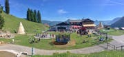 Das Restaurant Stockhütte mit Spielplatz. (Bild: PD)