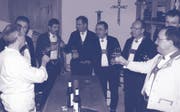 Das Engelchörli Appenzell im «Rose»-Keller. (Bild: PD)