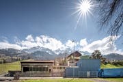 Die Abwasserreinigungsanlage unterhalb des Dorfes Melchtal. (Bild: Pius Amrein, 17. April 2019)
