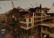 Die Zerstörungskraft des Feuers war immens. (Bild: Toggenburger Museum, Lichtensteig)