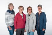 Der Vorstand (von links): Mary Truninger, Hanna Baumann, Christina Zenhäusern (Präsidentin) und Christine Dübendorfer. (Bild: Robert Fischlin)