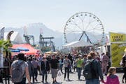 Erfreut sich nach wie vor grosser Beliebtheit: Die Zentralschweizer Frühlingsmesse Luga. (Bild: Manuela Jans-Koch, Luzern, 27. April 2018)