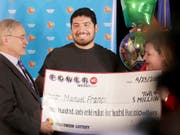 Erhält 326 Millionen Dollar auf sein Konto überwiesen: Der US-Lottogewinner Manuel Franco aus dem Bundesstaat Wisconsin. (Bild: KEYSTONE/AP Wisconsin State Journal/JOHN HART)