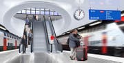Unter anderem die für den Durchgangsbahnhof gedachte Vorfinanzierung soll aufgelöst werden. (Visualisierung: Kanton Luzern)
