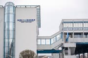 Der Hauptsitz des Milchverarbeiters Hochdorf. Bild: Urs Flüeler/Keystone (Hochdorf, 11. April 2019)