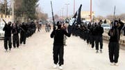 IS-Kämpfer im syrischen Raqqa. (AP Photo/militant website, File, 2014)