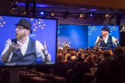 Das St.Gallen Symposium will auch immer ein Diskussionsforum für neue Ideen, Trends und Phänomene sein. Im Bild Lance James, Spezialist für Cybersicherheit. (Bild: Michel Canonica - 5. Mai 2017)