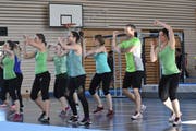 Seit mehr als einem Jahr trainiert die Rheintaler Gruppe «Swiss Fantasy» für ihren Gymnaestrada-Auftritt. (Bild: ys)