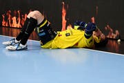 Ein am Boden zerstörter Benjamin Geisser nach dem Spiel. (Bild: Freshfocus)