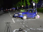 Die Unfallstelle befindet sich in der Nähe einer Kreuzung. (Bild: Polizei Duisburg)