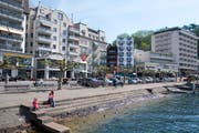 Der Quai in Brunnen am Vierwaldstättersee. (Bild: KEYSTONE/Martin Ruetschi, 26. April 2007)