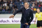 Luzern-Trainer Thomas Häberli am vergangenen Dienstag während dem verlorenen Cup-Halbfinal gegen Thun. (Bild: Claudio Thoma/Freshfocus (Luzern, 23. April 2019))