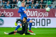 Nicht erst mit dem Doppelpack gegen St.-Gallen-Keeper Dejan Stojanovic hat Marvin Schulz Goalgetterqualitäten bewiesen. (Bild: Meienberger/Freshfocus, St. Gallen, 20. April 2019)