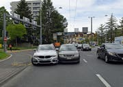 Wer ist hier schuld? Die Unfallbeteiligten machen unterschiedliche Angaben zum Unfallhergang. (Bild: Luzerner Polizei, 25. April 2019)