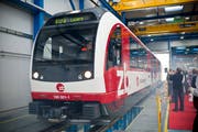 Das Modell "Fink" der Zentralbahn-Flotte. (Bild: KEYSTONE/Ennio Leanza)