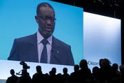 Sein Lohn lässt auch dieses Jahr an der Generalversammlung die Emotionen hochgehen: CS-Chef Tidjane Thiam. (Bild: Ennio Leanza/Keystone (Zürich, 26. April 2019))