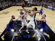 DeMar DeRozan und die San Antonio Spurs erzwangen gegen die Denver Nuggets ein entscheidendes 7. Spiel (Bild: KEYSTONE/AP/ERIC GAY)