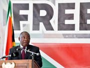 25 Jahre nach dem Ende der Apartheid in Südafrika hat Präsident Cyril Ramaphosa auf die Probleme im Land hingewiesen. (Bild: KEYSTONE/EPA/ELMOND JIYANE)