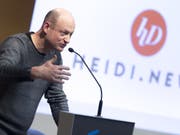 Der bekannte Westschweizer Journalist Serge Michel ist einer der Promotoren von Heidi.news. (Bild: Keystone/LAURENT GILLIERON)