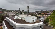 Standort einer 5G-Antenne an der Spinnereistrasse in St.Gallen. (Bild: Michel Canonica)