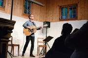 Auch alleine ein Genuss: Markus Schönholzer fesselte das Publikum. (Bild: Bianca Helbling)
