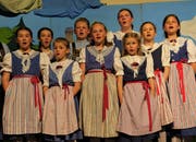 as Kinderjodelchörli eroberte mit ihrem grossen Können die Herzen der Zuhörer.