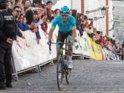 Der Däne Jakob Fuglsang hat den Klassiker Lüttich-Bastogne-Lüttich und damit sein erstes «Radsport-Monument» gewonnen (Bild: KEYSTONE/EPA EFE/ROMAN RIOS)